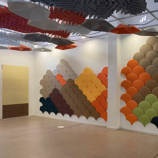 3D Art Polyester Fiber Acoustic Panels
